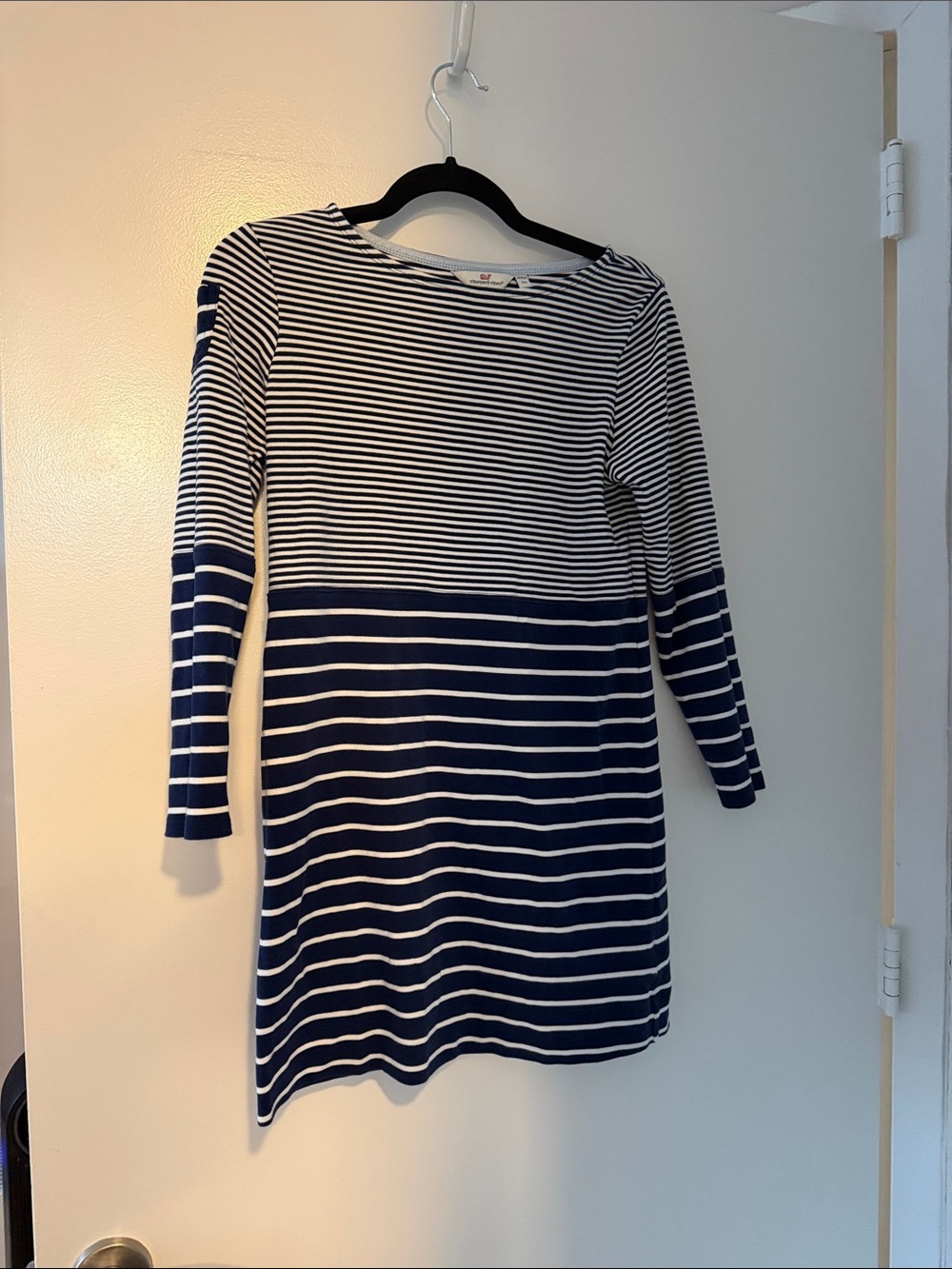 Vineyard Vines Navy and White Striped Mini Dress